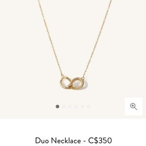 Mejuri Duo Necklace (with all original packaging)